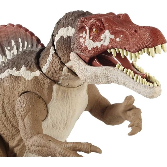Jurassic World Toys Extreme Chompin' Spinosaurus Dinosaur Action Figure, Huge Bite, Authentic