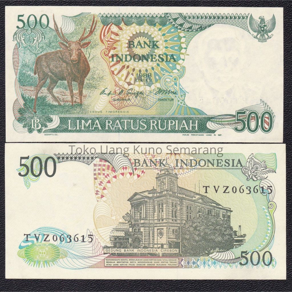 Uang Kuno 500 Rupiah 1988