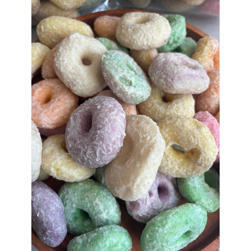 

Donat warna warni/ donat gula/ getas donat