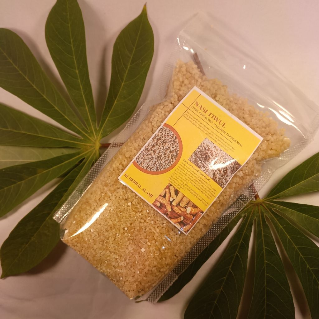 

New packaging Oyek singkong atau nasi tiwul kualitas terbaik - 500 gram
