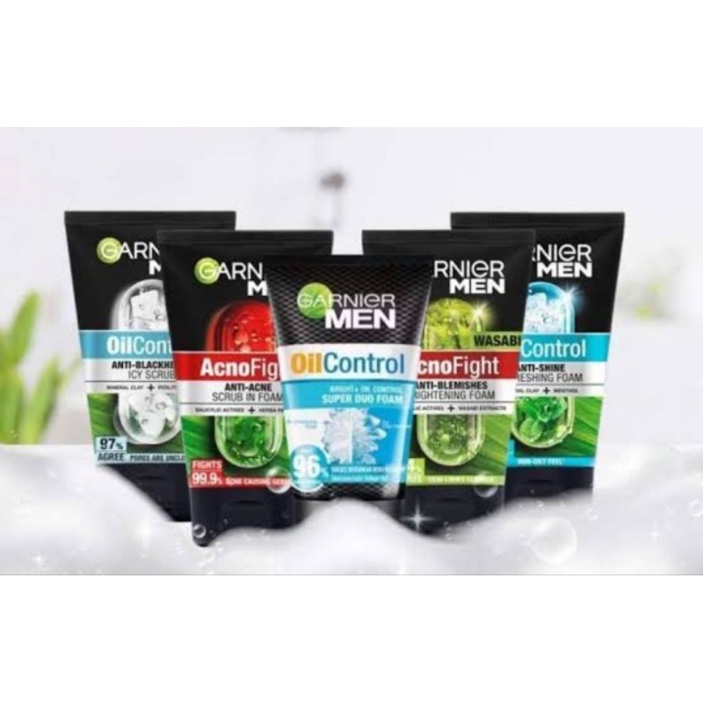 GARNIER MEN FACIAL FOAM | PEMBERSIH WAJAH PRIA 100ML