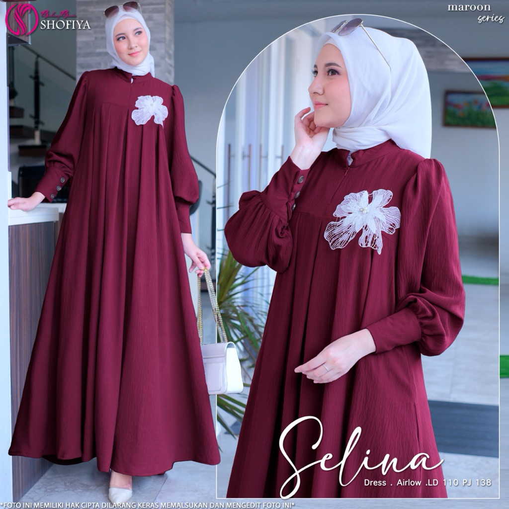GAMIS DRESS SELINA ORIGINAL BY SHOFIYA