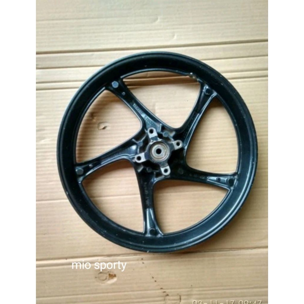 VELG PELEK DEPAN YAMAHA MIO SPORTY BEKAS ORIGINAL