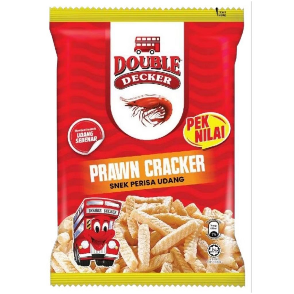 

MAMEE DOUBLE DECKER PRAWN CRACKER 80G