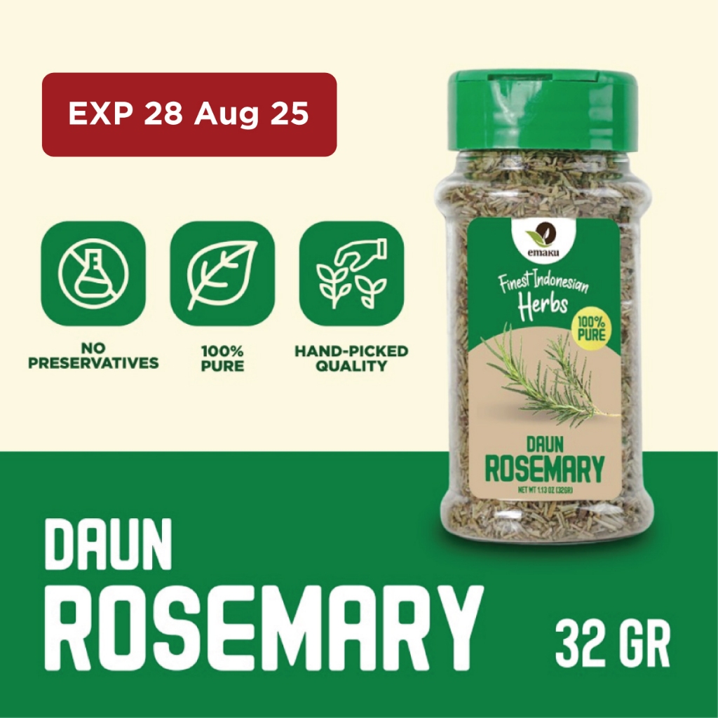 

Emaku Daun Rosemary Kering / Dried Rosemary Leaves
