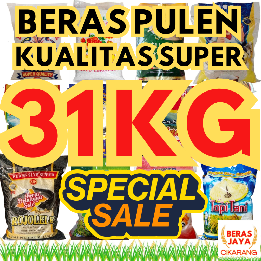 

Promo Beras Pulen Ramos Setra Kualitas Terjamin Bersih Bebas Kutu Super 31 kg Murah Gratis Ongkir