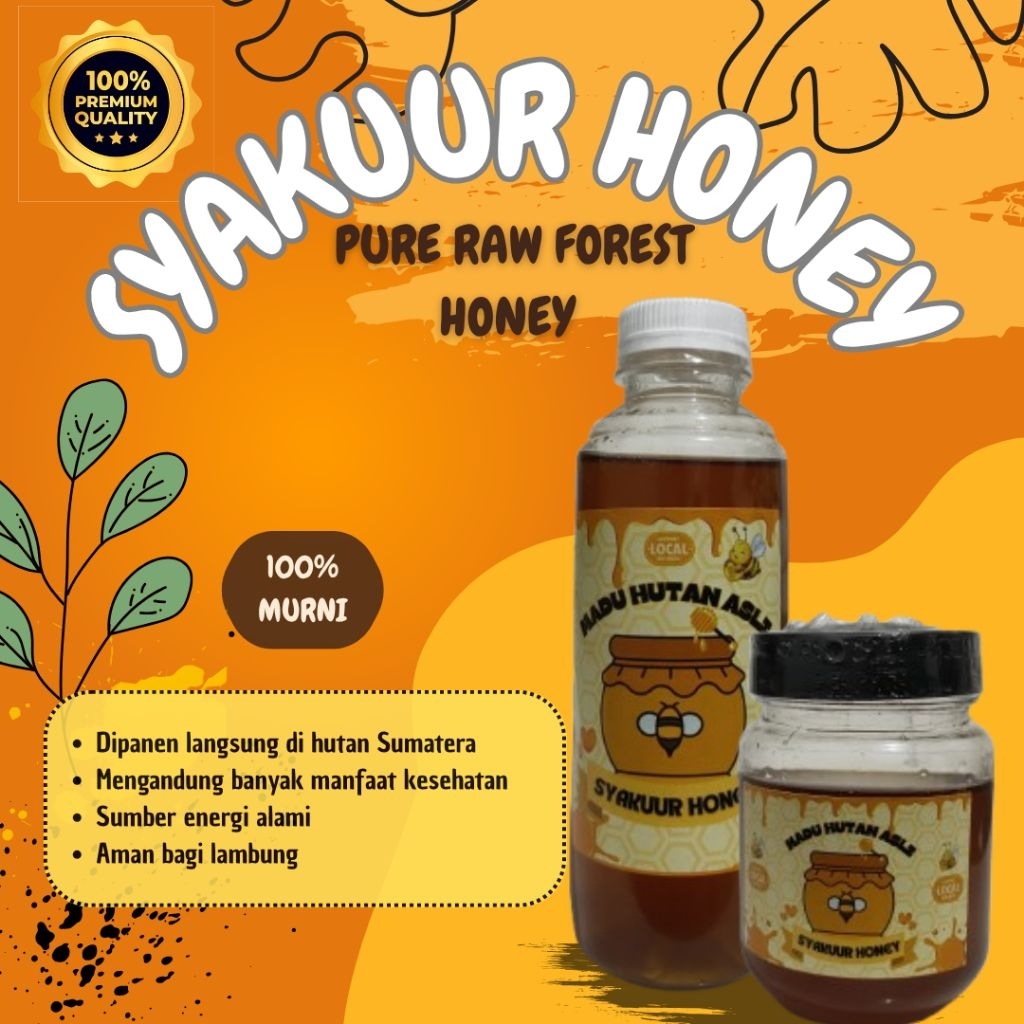 

SYAKUUR HONEY - Madu hutan asli Sumatera/pure raw forest honey