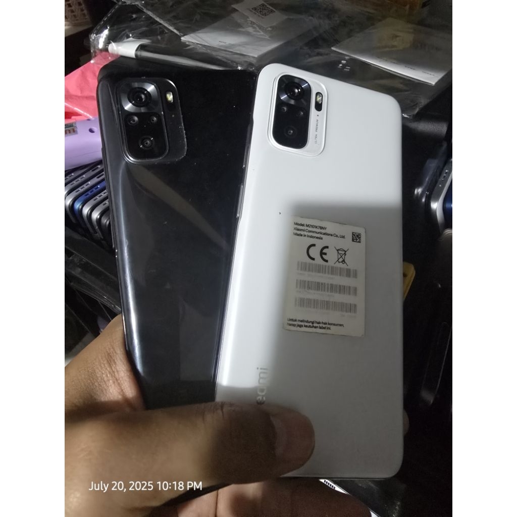 REDMI NOTE 10S 8/128 EX GARANSI INDO SECOND NORMAL