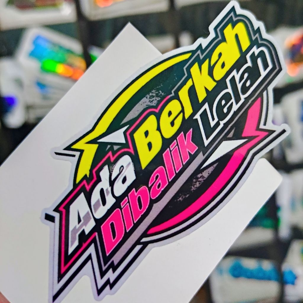 

stiker ada berkah kotak glossy