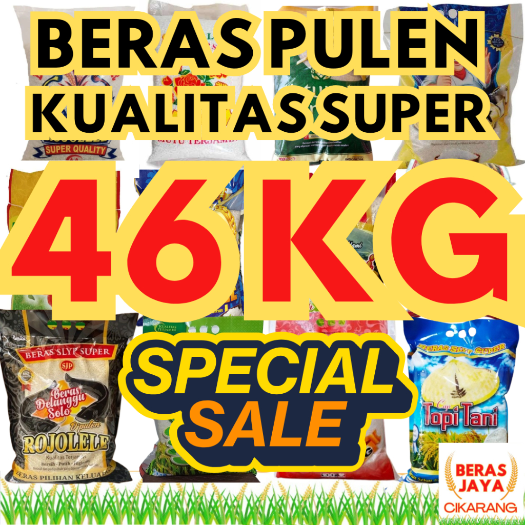 

Promo Beras Pulen RamosSetra Kualitas Terjamin Bersih Bebas Kutu Super 46 kg Murah Gratis Ongkir