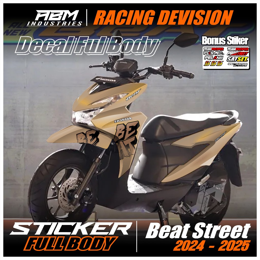 Decal Sticker Beat Deluxe Street 2024 2025 Full Body / Decal Beat Street 2024 2025 07