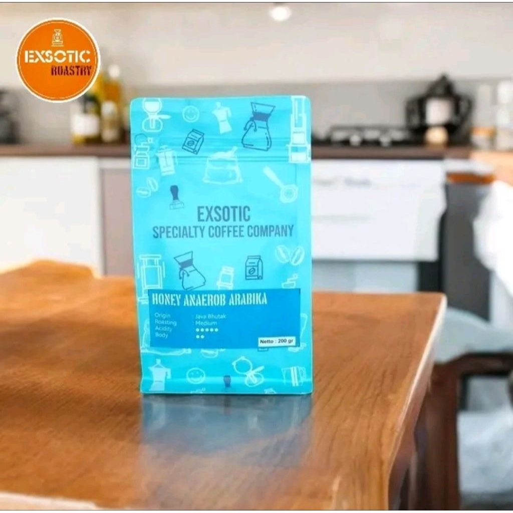 

kopi Arabika honey anaerob bhutak Blitar 200gr speciality