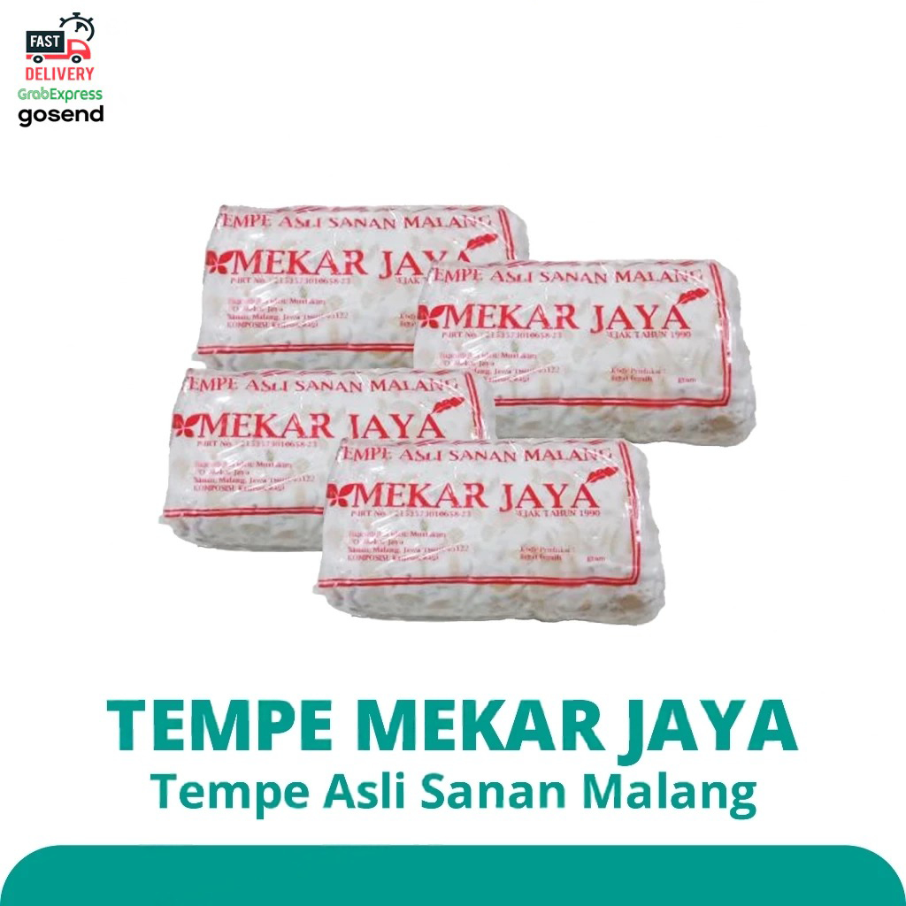 

Tempe Mekar Jaya Original Asli Sanan Malang Kemasan - Sayur Sayuran
