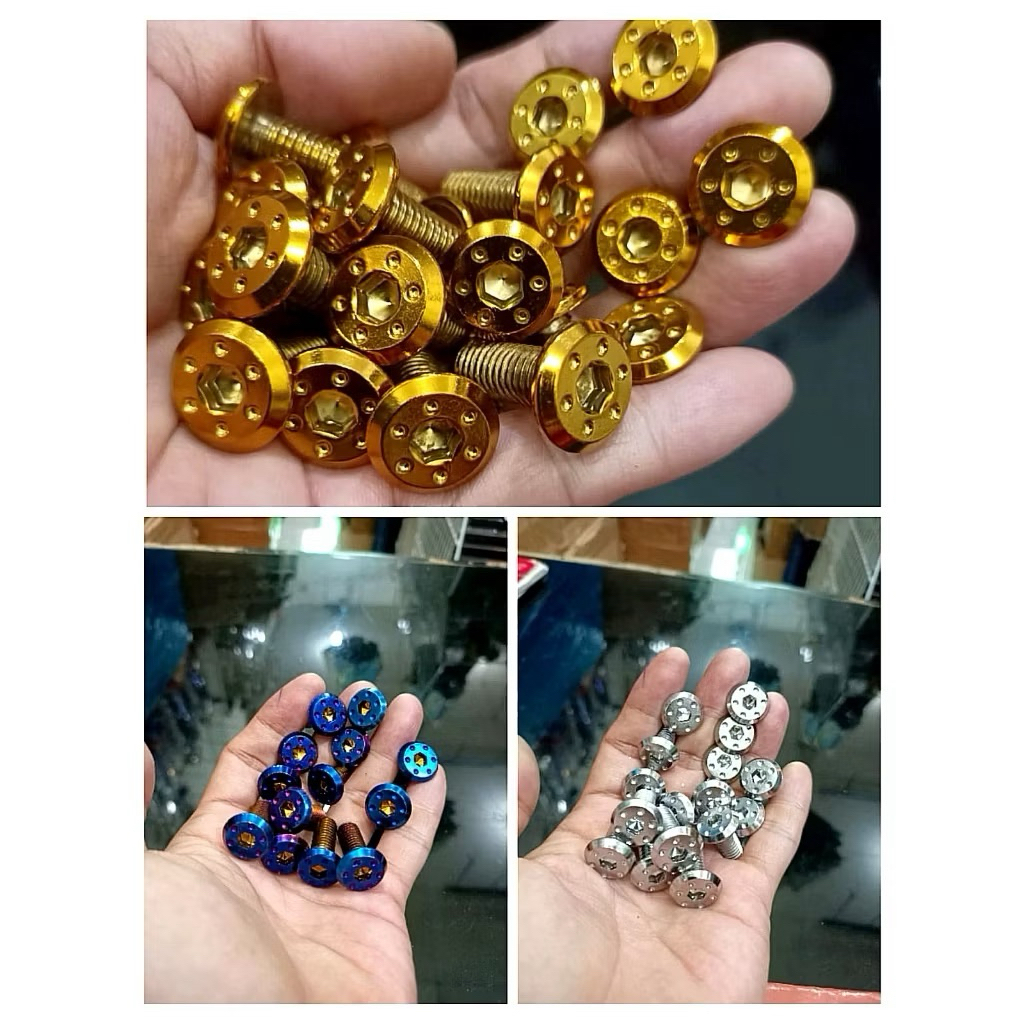 BAUT PIRINGAN DISC CAKRAM PROBOLT VARIASI BAUT CAKRAM VARIO MIO BEAT NMAX PCX