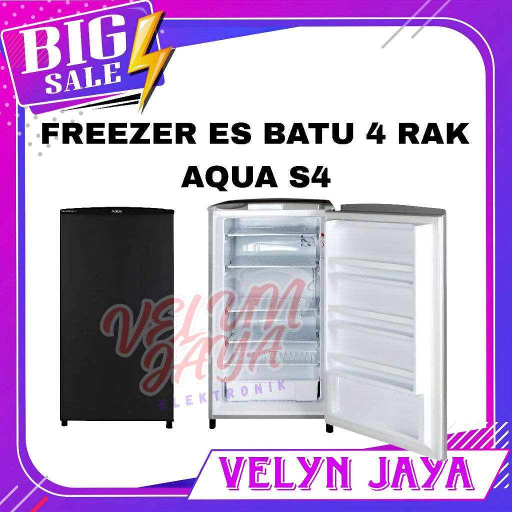 Freezer aqua 4 rak freezer es batu asi aqua 4rak