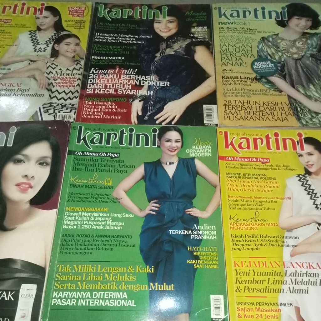 Majalah Kartini Tahun 2000 Keatas Kondisi OK