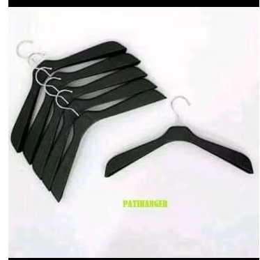 Hanger Baju Warna Hitam dan Putih 181 Gantungan Baju Distro 1pcs