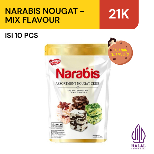 

Naraya Narabis Nougat Crisp 90gr | Snack Halal | Viral
