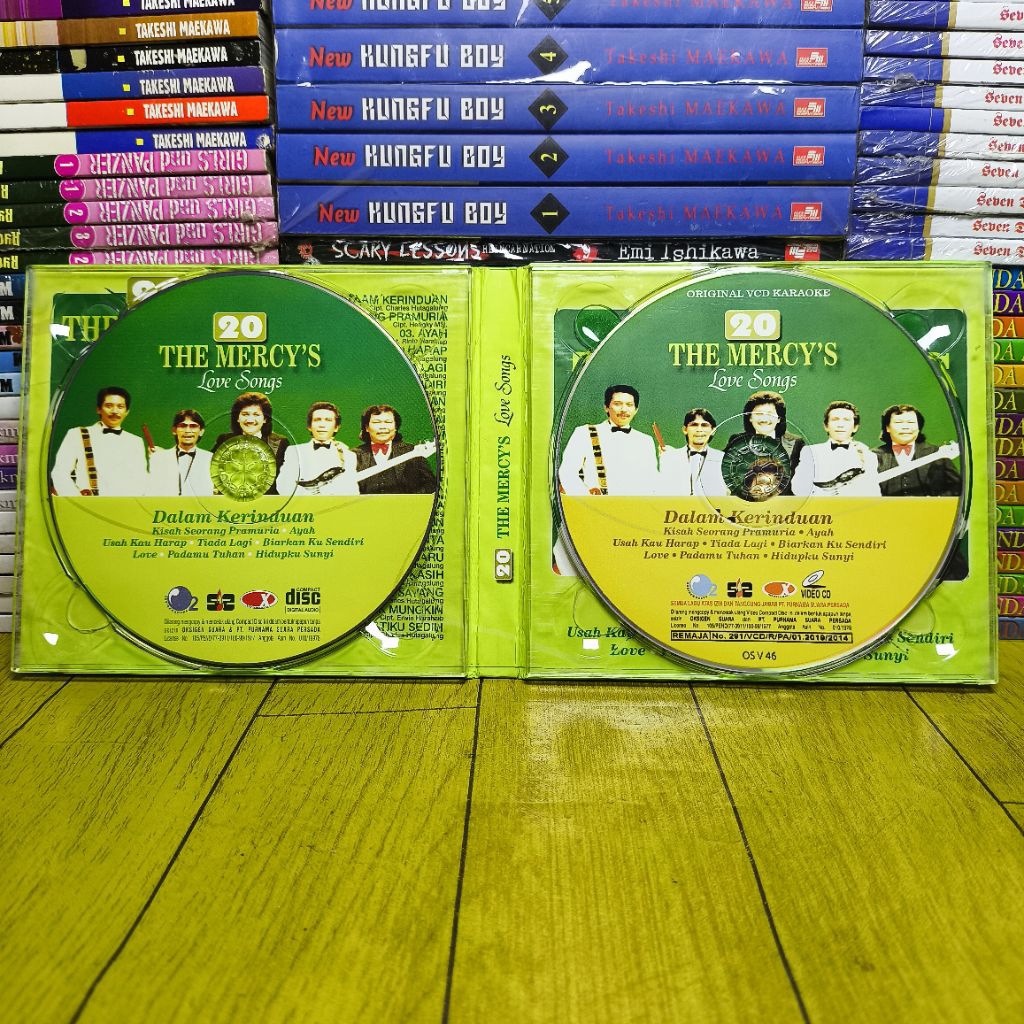 Album CD The Mercy's 20 Love Song dan VCD Karaoke