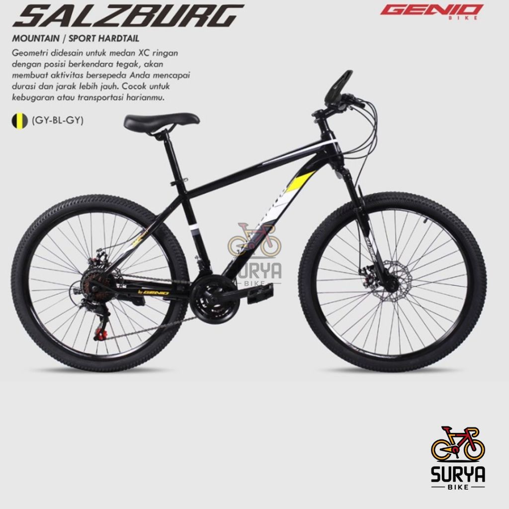 Sepeda Genio Salzburg SS-41 26 inch Sepeda Gunung Genio MTB 26" Mountain Bike