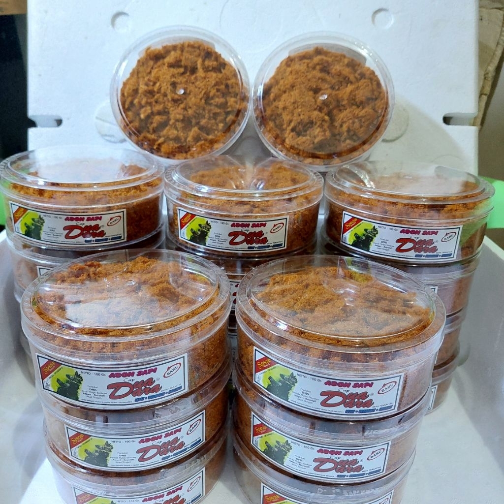 

Abon Sapi Dua Dara duadara Manis toples 100gr