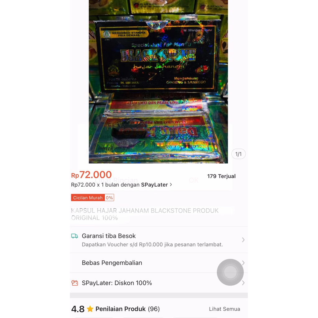 BLACK STONE HERBAL ORIGINAL