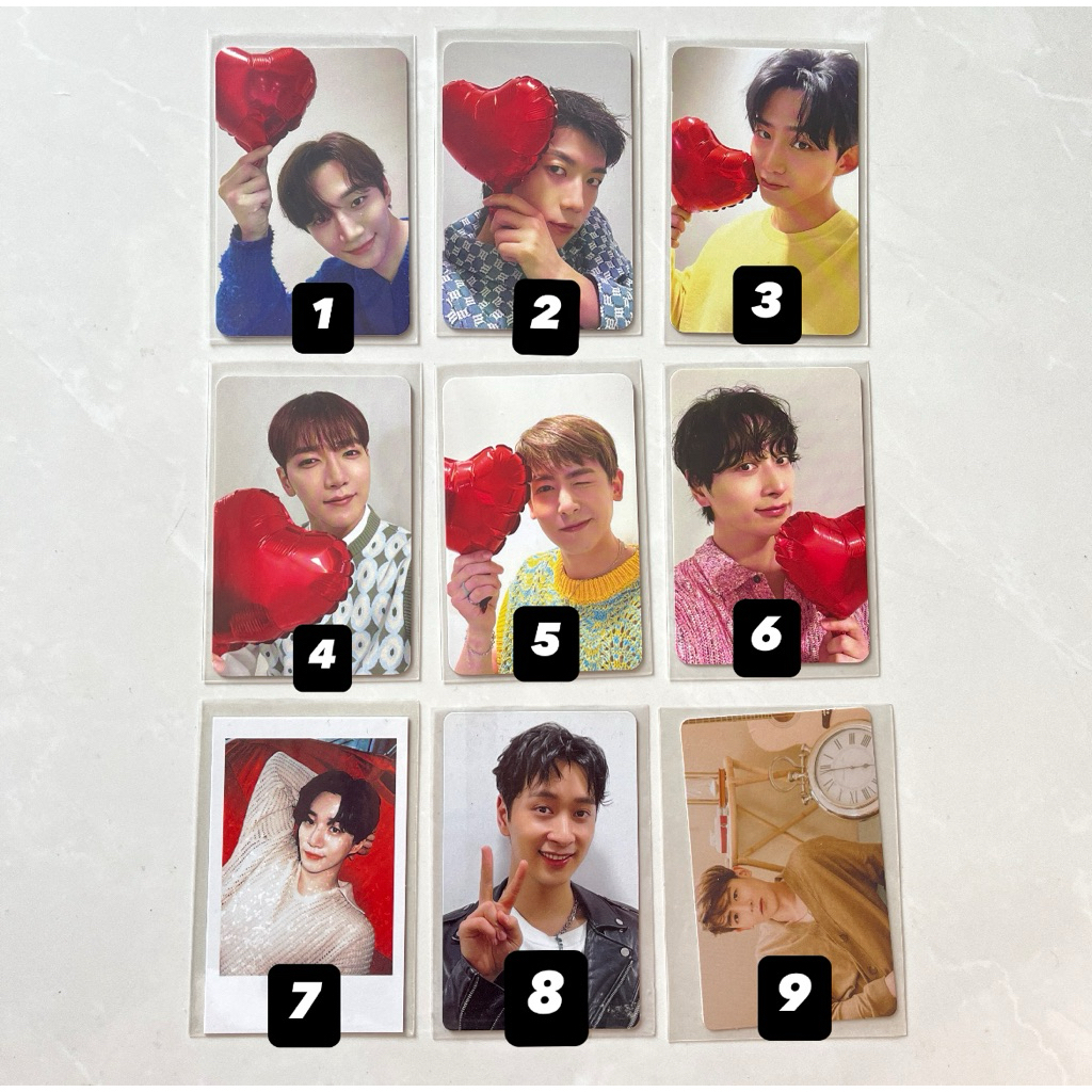 2PM PHOTOCARD PC JUNHO WOOYOUNG TAECYEON JUNK NICHKHUN CHANSUNG