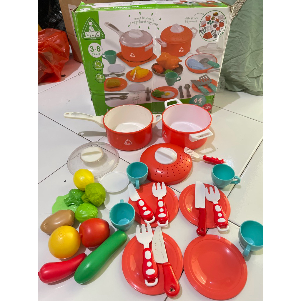 set panci elc preloved kitchen set elc preloved