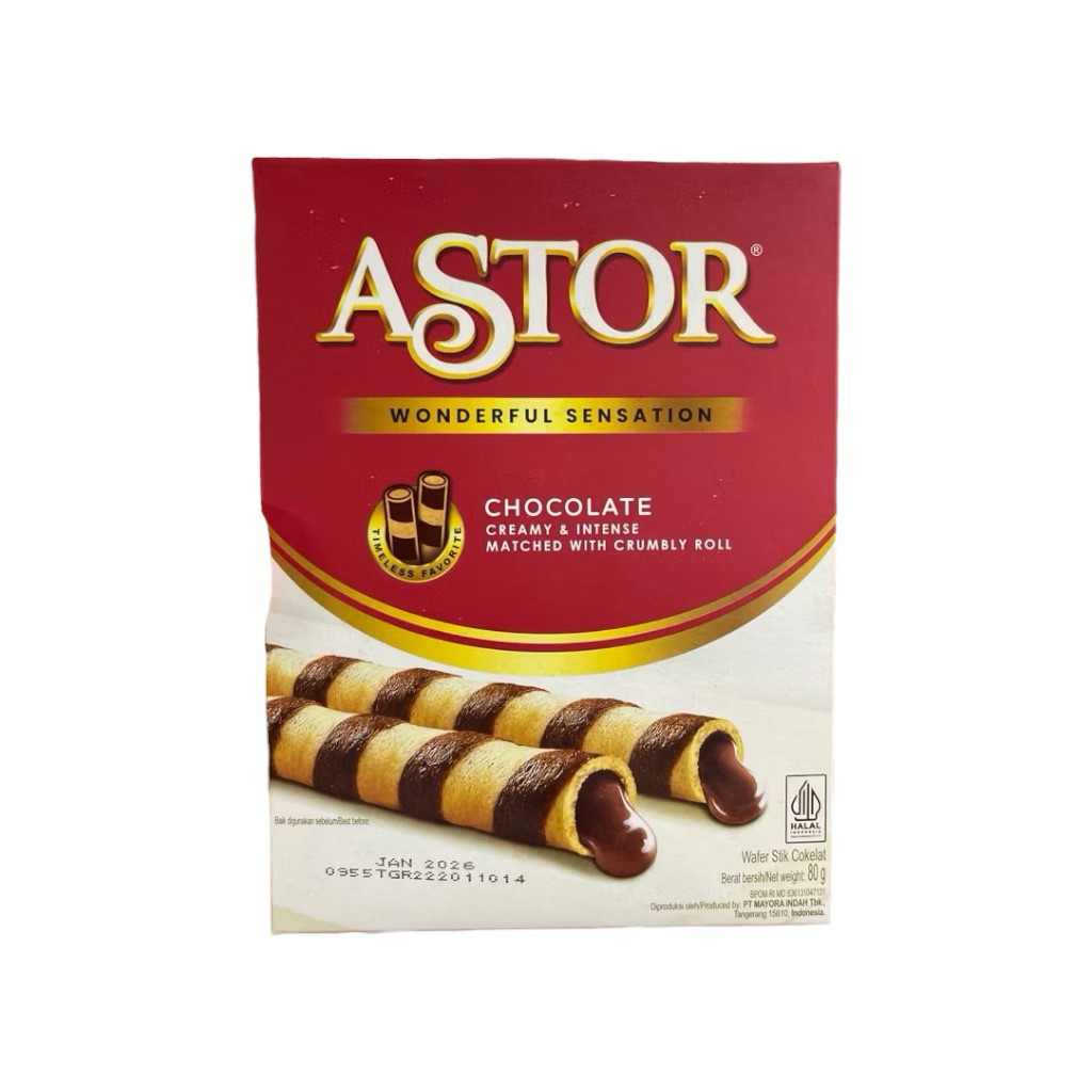 

Astor Wafer Stick Chocolate 80 gr