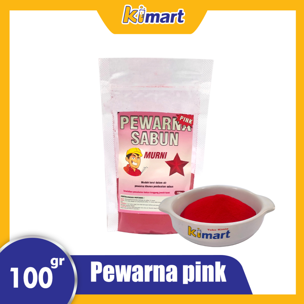 

Pewarna sabun pink pewarna technical grade 100gr