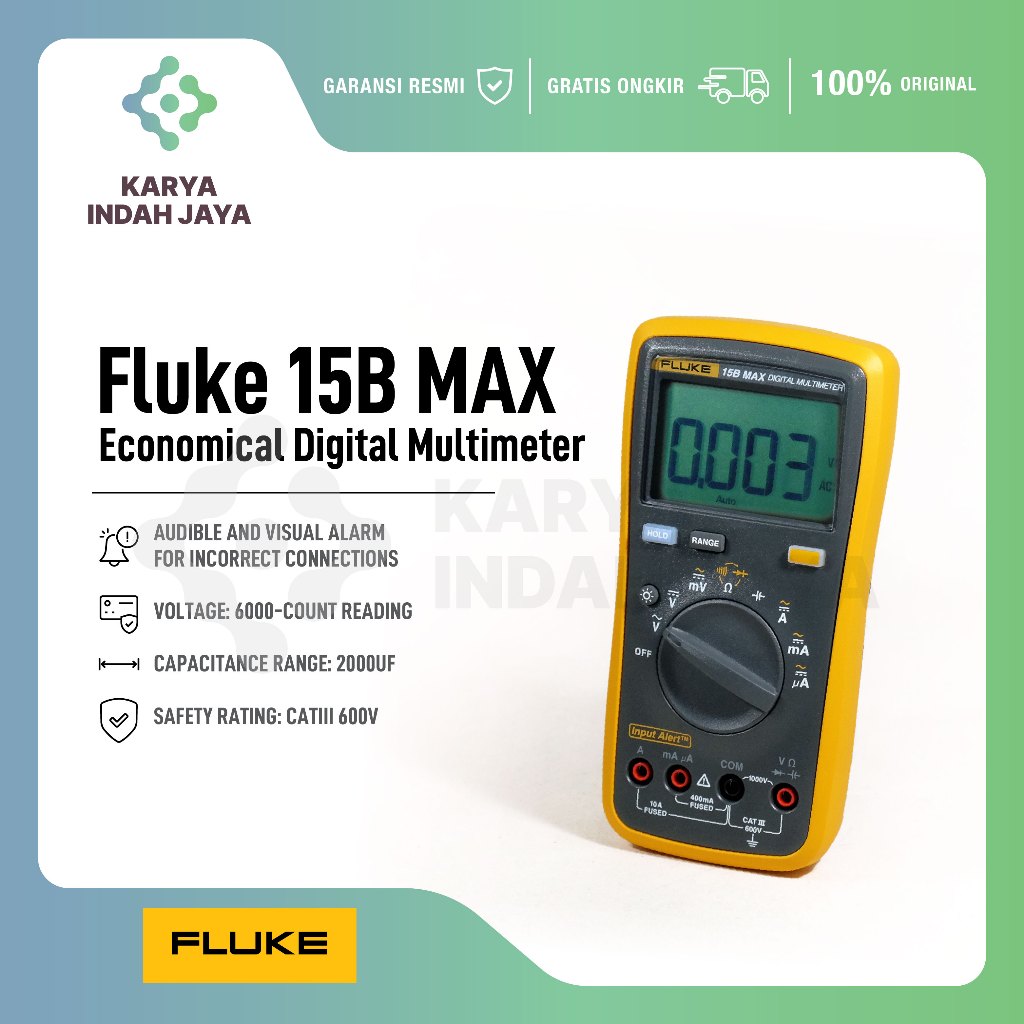 Fluke 15B MAX Multimeter Digital