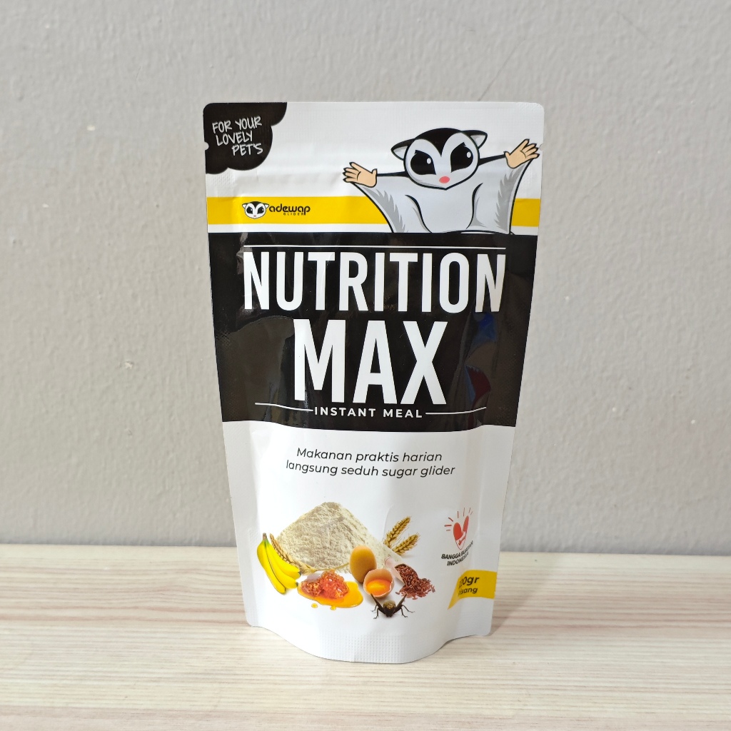 ADEWAP GLIDER Nutrition Max Makanan Bubur Sugar Glider Premix Protein Kalsium HPW Daily Meal Harian