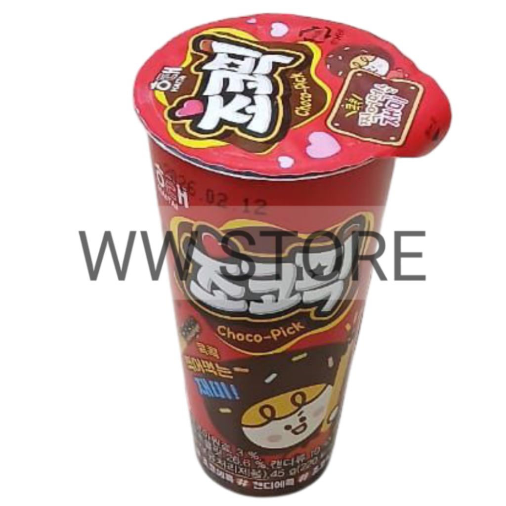

Biskuit colek coklat cokelat Korea Korean HAITAI ChocoPick Choco Pick 45g