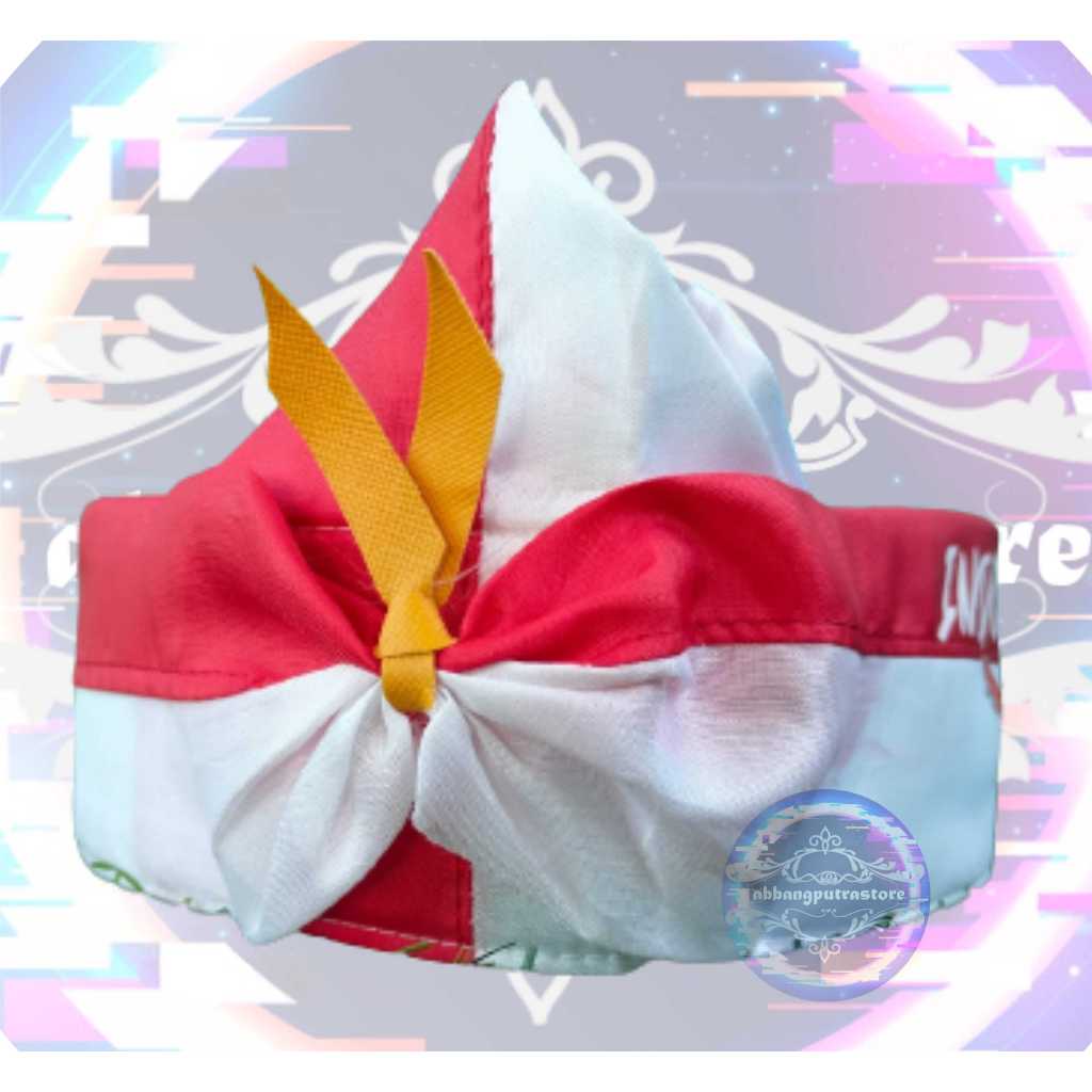 IKAT KEPALA UDENG MERAH PUTIH BENDERA IKAT KEPALA MERAH PUTIH