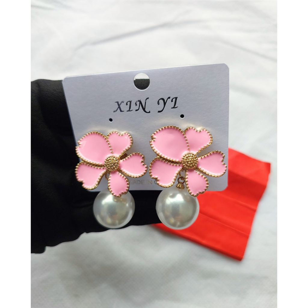 Anting Hijab Klip Jepit Tanpa Tindik Giwang Wanita Korea Style