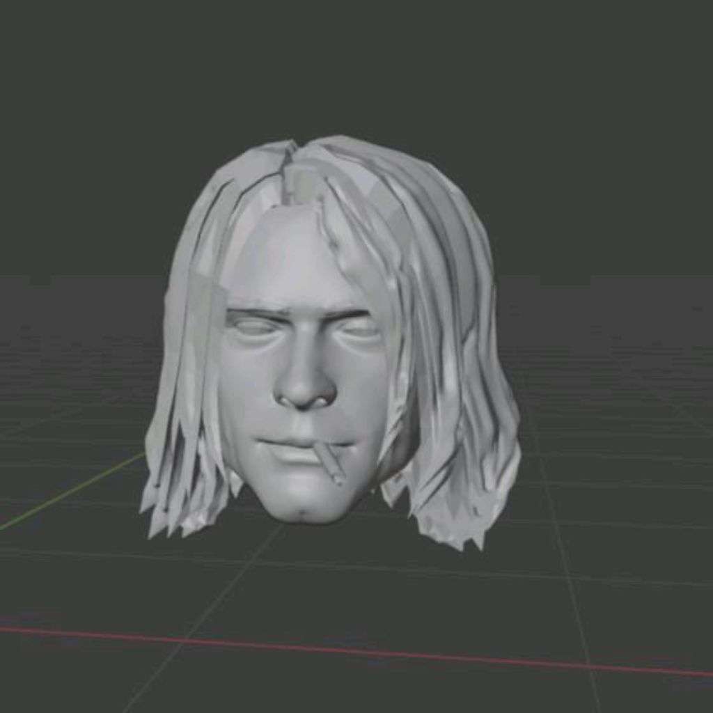 Headsculpt Head HS Curt Cobain v3 Cosmic Mythic Mezco Mcfarlane Adam Muff Toys Notaman Shf NWToys Vt