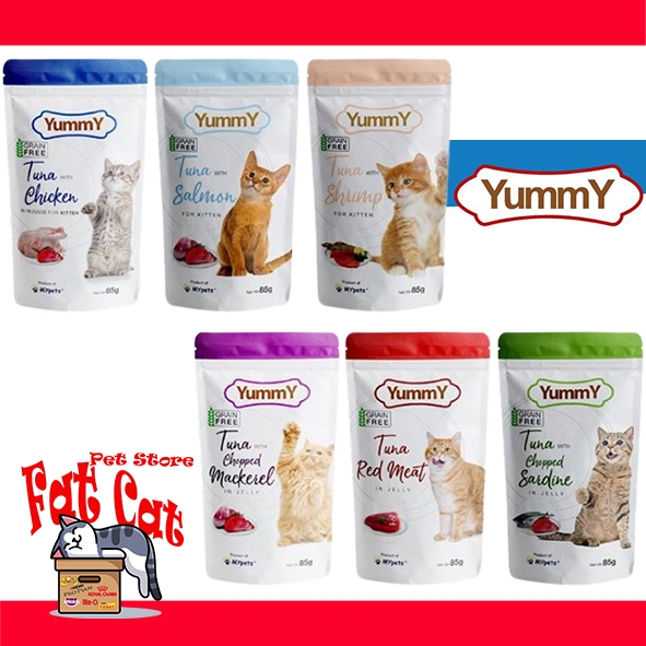 Yummy Pouch Cat 85g / Wet Food Yummy