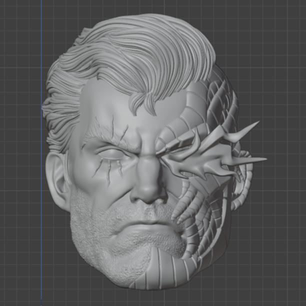 Headsculpt HS Kepala Cable X Men Muff Toys Notaman Shf NWToys Vtoys Romankey Marvel Legends SHF Mafe