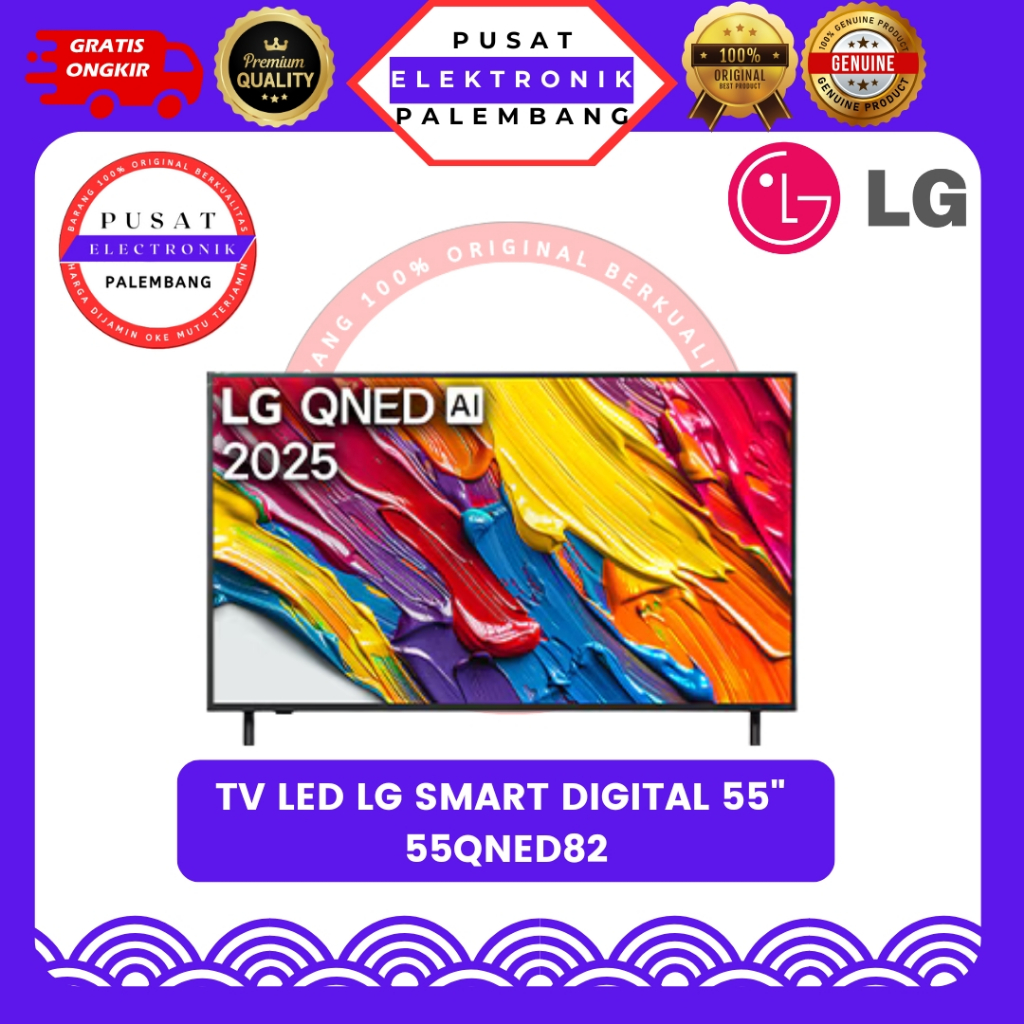 LED TV LG 55QNED82 SMART TV UHD 4K 55 INCH / LG 55QNED82 PALEMBANG