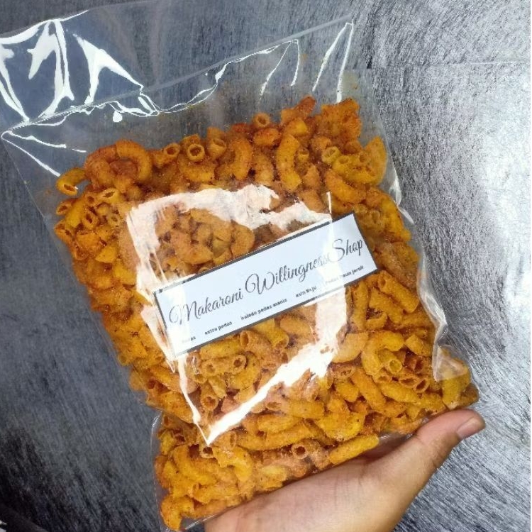 

WillingnessShop Cemilan Makaroni Pipa Asin Pedas Gurih 125 Gram