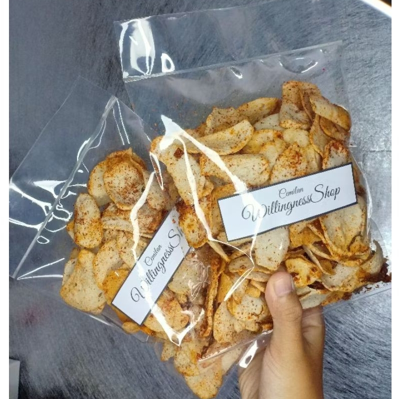 

WillingnessShop Cemilan Baso Goreng | Basreng | Pedas Asin Gurih 120 Gram