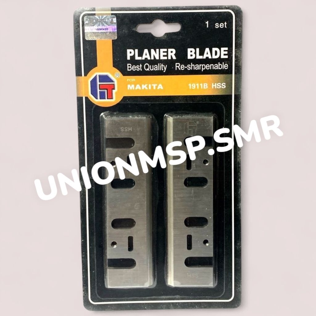Pisau Planer Blade HSS 1911B 111mm untuk Makita 1 Set 2 Pcs – Bisa Diasah Ulang Mata Ketam Kayu Pres