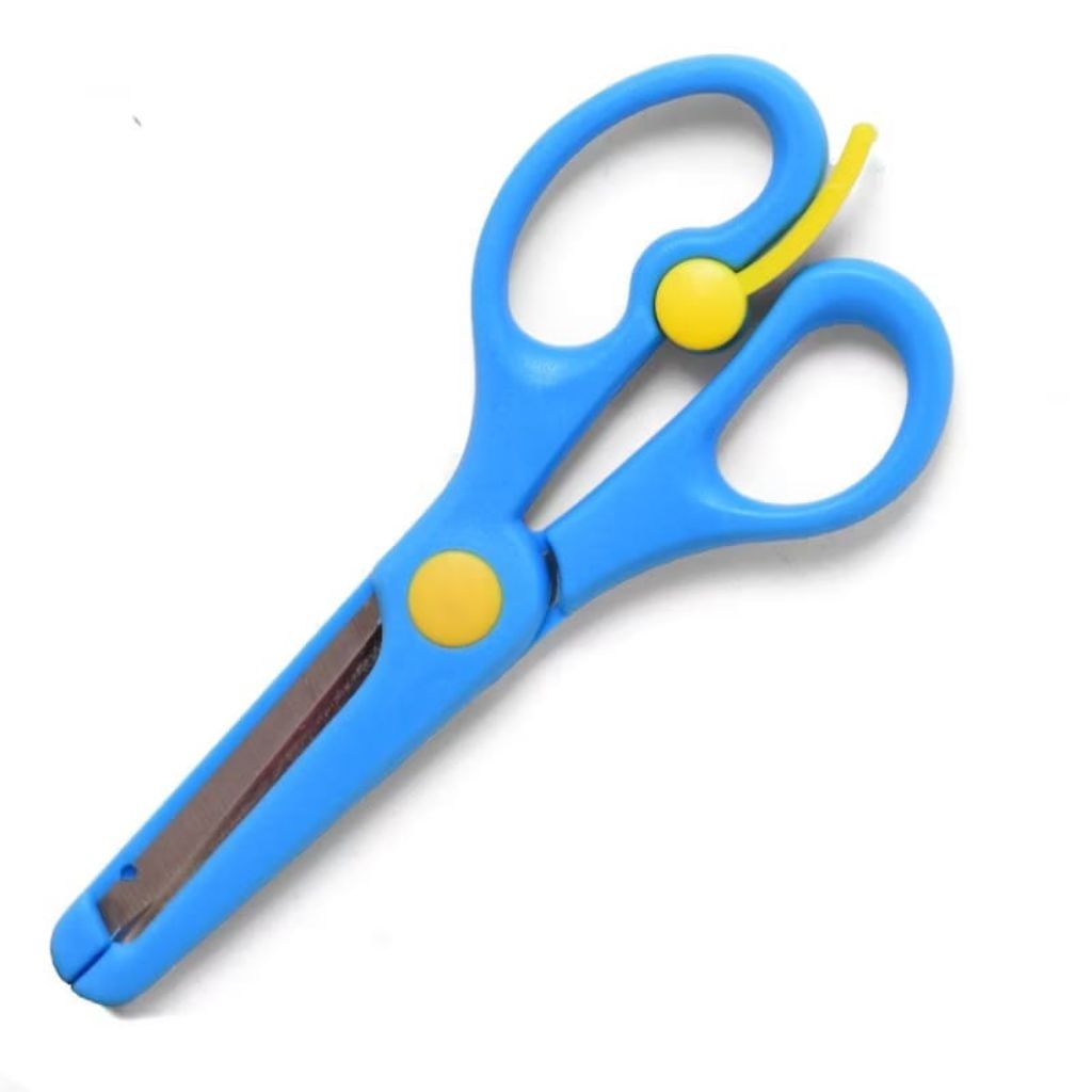 

Gunting Kertas Anak Ujung Tumpul Kecil Stainless Steel 13cm Aman - Gunting Anak 3+ Safety - Alat Kerajinan Anak - Gunting Serbaguna Warna Warni