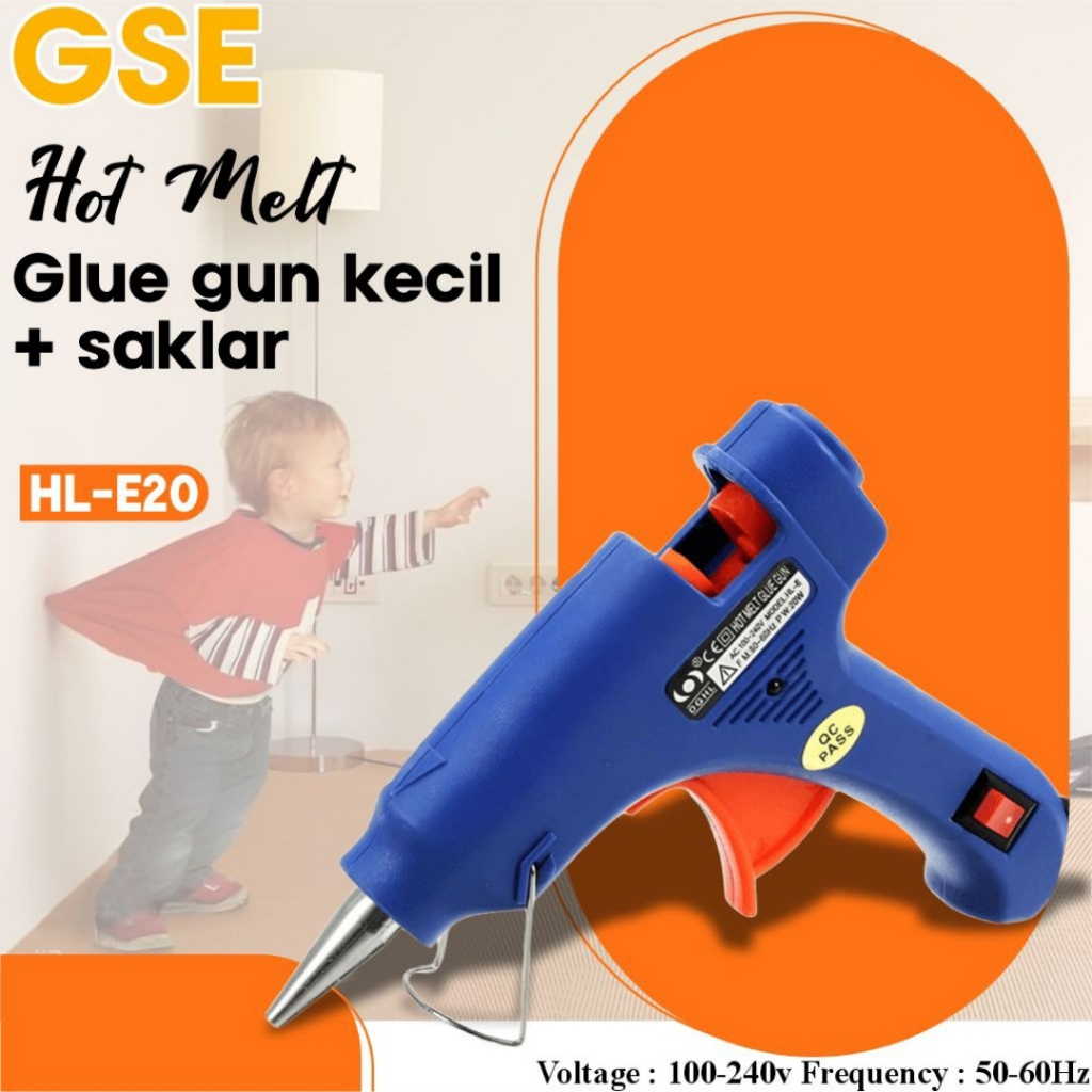 

Hot Glue Gun / Lem Tembak Kecil GSE 20W HL-E20