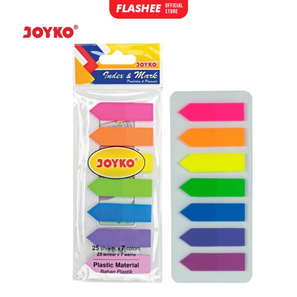 

Flashee Pembatas Penanda Panah Sticky Notes Joyko Index Mark Panah