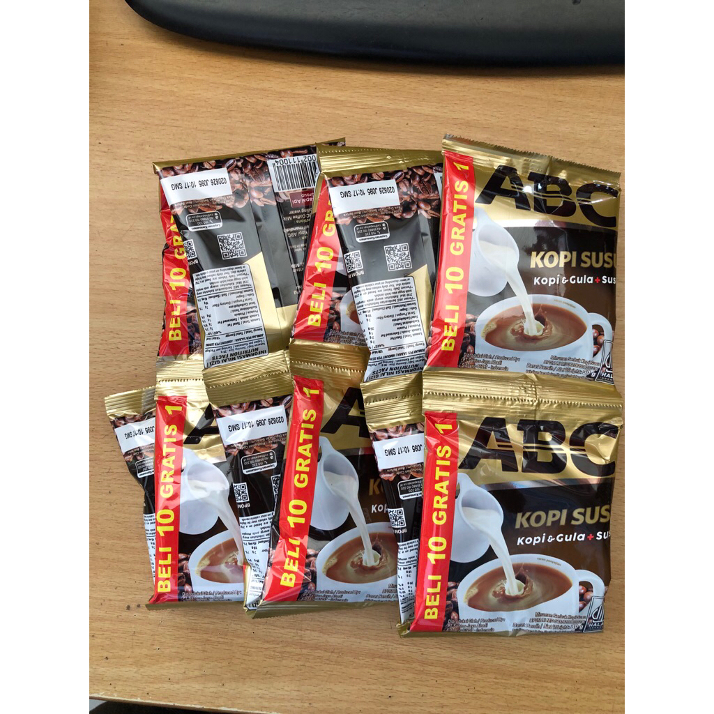 

ABC kopi susu ( Beli 10 pcs gratis 1 pcs )