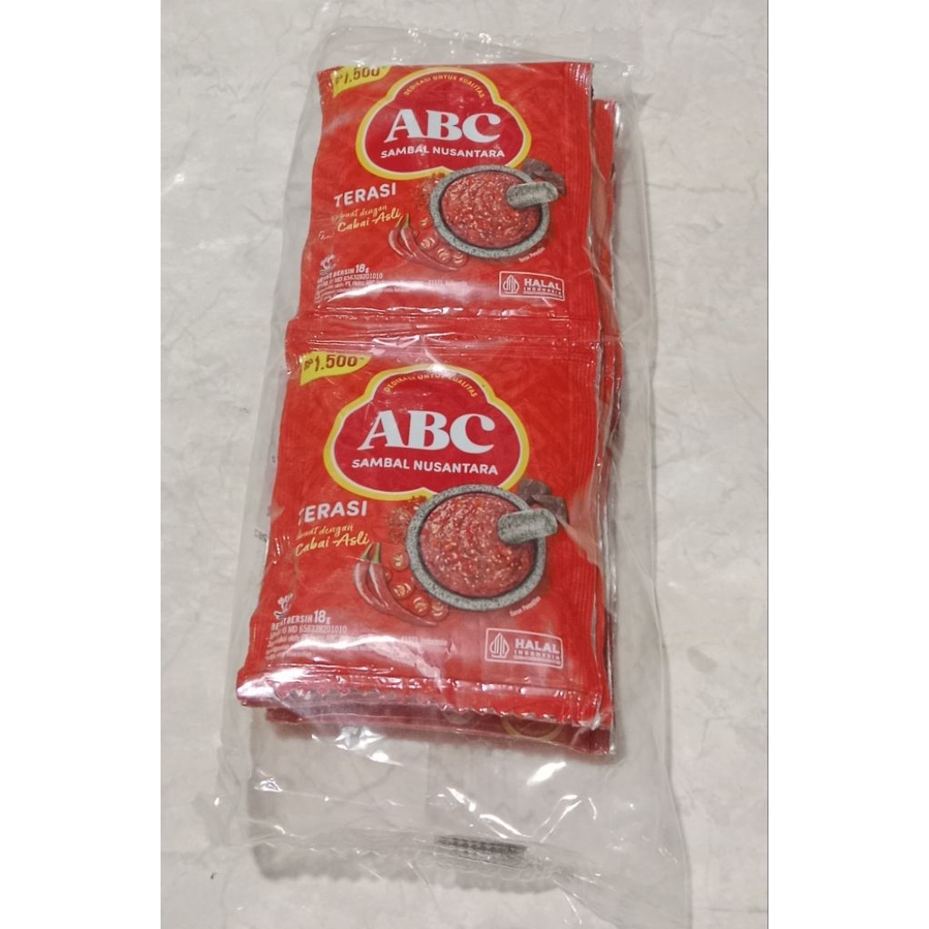 

Sambal Terasi ABC 1pack isi 10