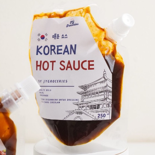 

Saos Saus Hot Korean Halal Sauce 1 Kg JY Groceries