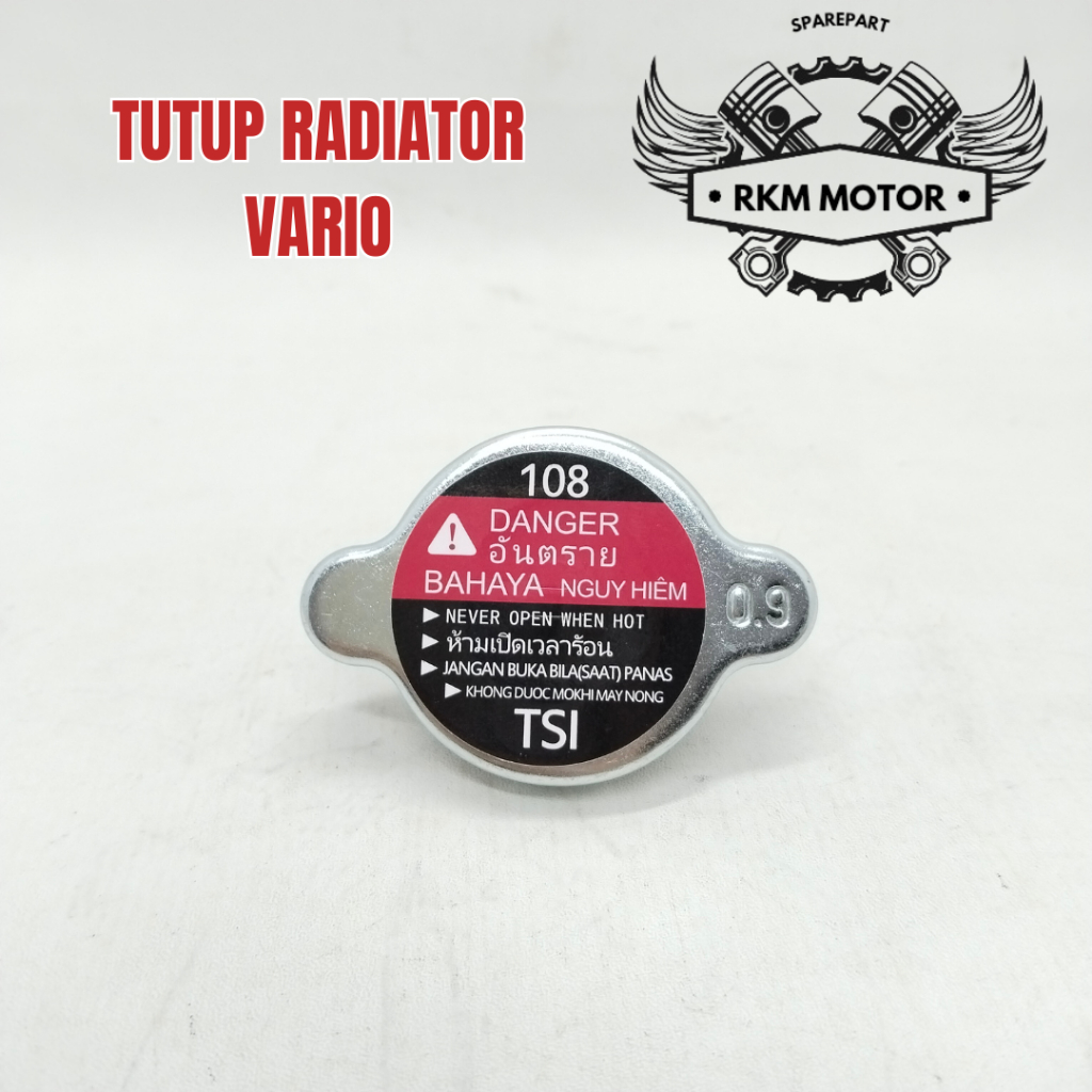 TUTUP RADIATOR VARIO - TUTUP RADIATOR CAP COMP RADIATOR VARIO 110 KARBU TECHNO