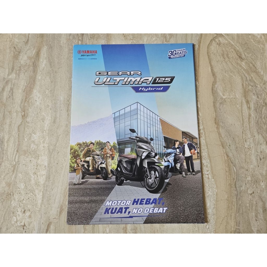 brosur katalog motor yamaha gear ultima 125 hybrid 2025 leaflet